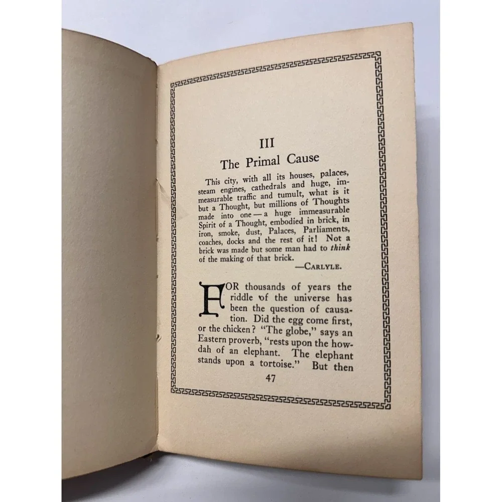 The Book of Life by Robert Collier Autographed Edition c.1920s Vintage Hardcover